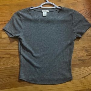 Dark Gray cropped shirt size small
